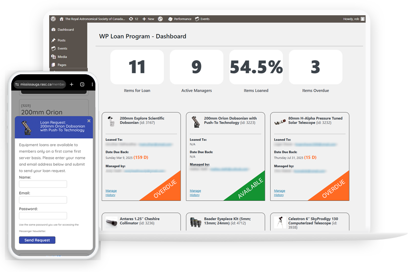 Loan Program Plugin Screenshot