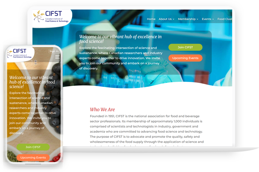 CISFT Website Screen Capture